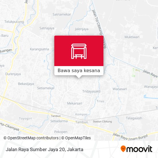 Peta Jalan Raya Sumber Jaya 20