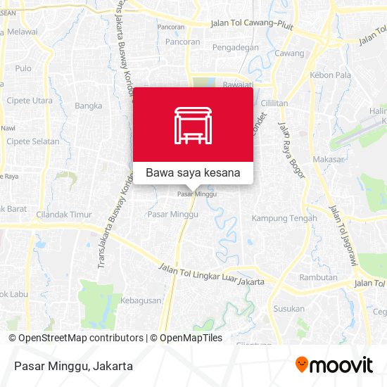 Peta Pasar Minggu