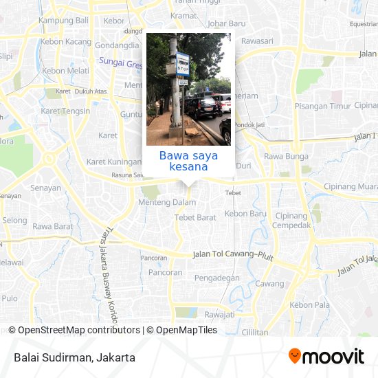 Peta Balai Sudirman