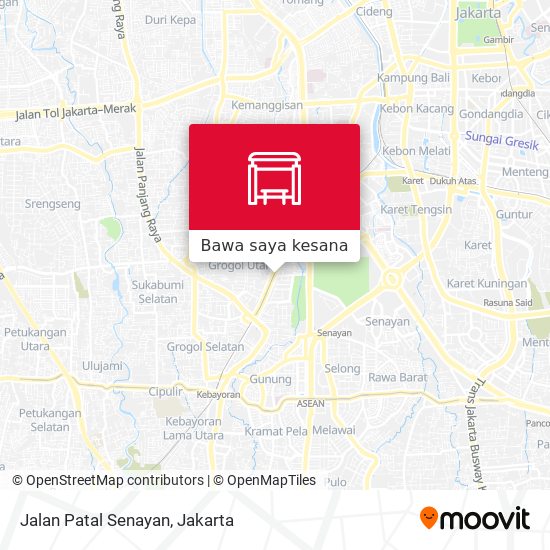 Peta Jalan Patal Senayan