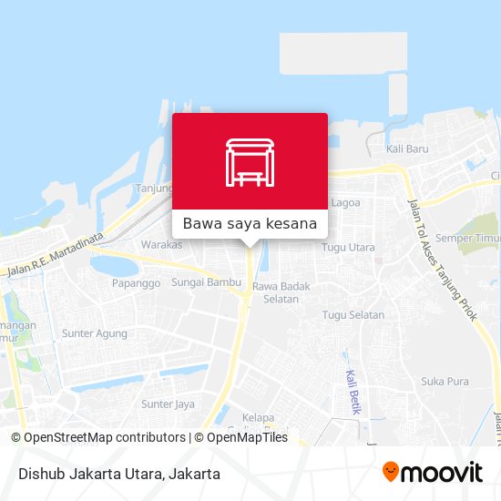 Peta Dishub Jakarta Utara