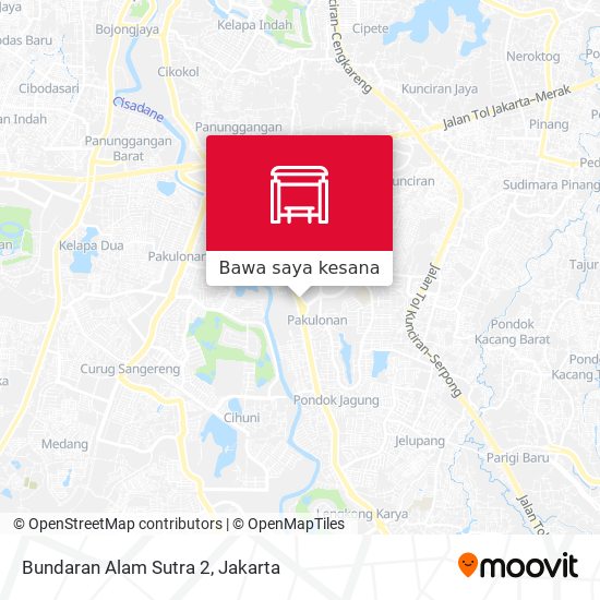 Peta Bundaran Alam Sutra 2