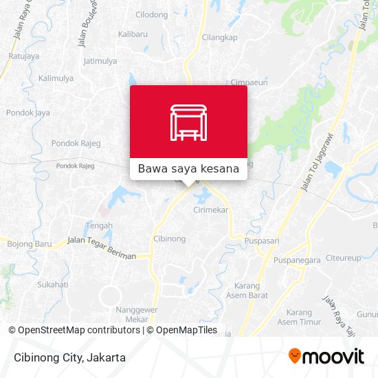 Peta Cibinong City