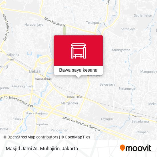 Peta Masjid Jami AL Muhajirin