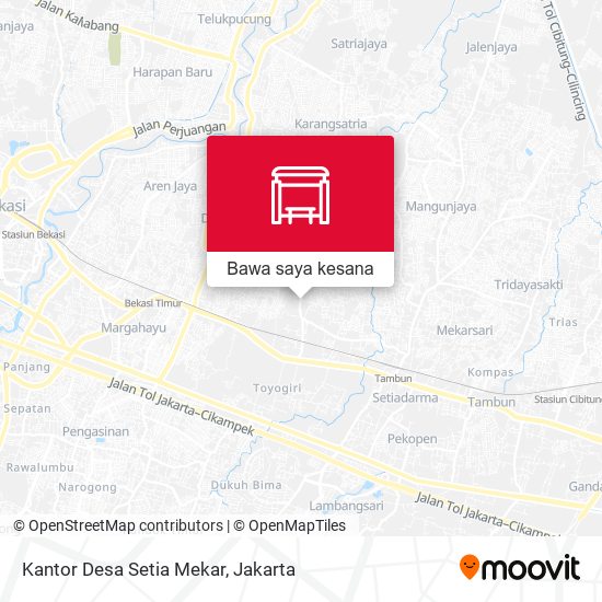 Peta Kantor Desa Setia Mekar