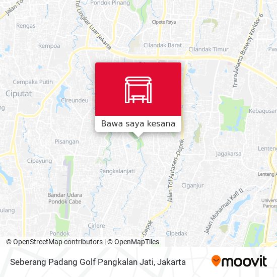 Peta Seberang Padang Golf Pangkalan Jati