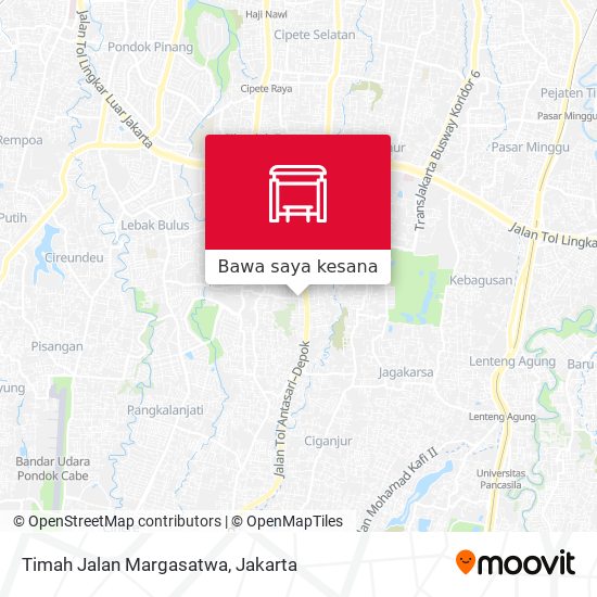 Peta Timah Jalan Margasatwa