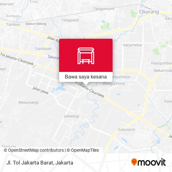 Peta Jl. Tol Jakarta Barat