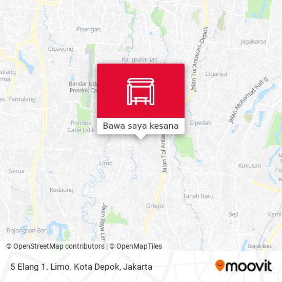 Peta 5 Elang 1. Limo. Kota Depok