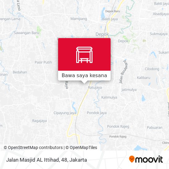 Peta Jalan Masjid AL Ittihad, 48