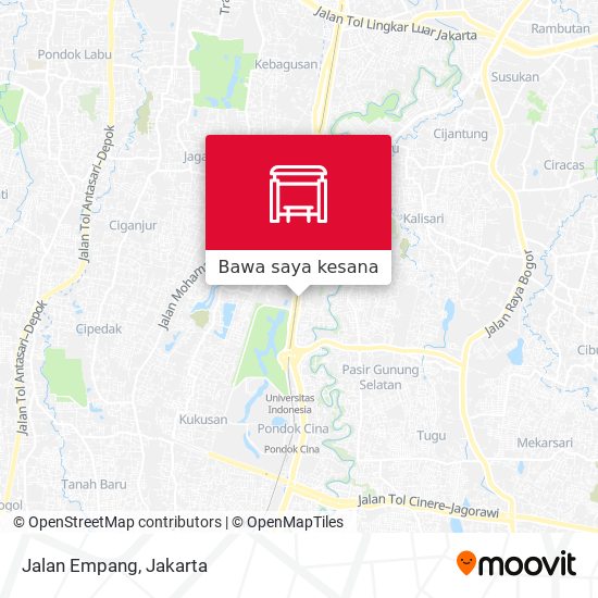 Peta Jalan Empang