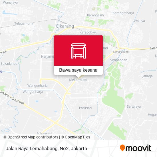 Peta Jalan Raya Lemahabang, No2