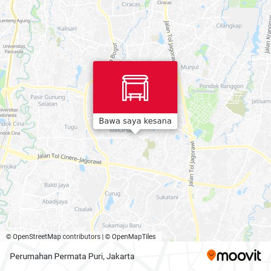 Peta Perumahan Permata Puri