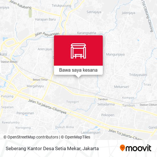 Peta Seberang Kantor Desa Setia Mekar
