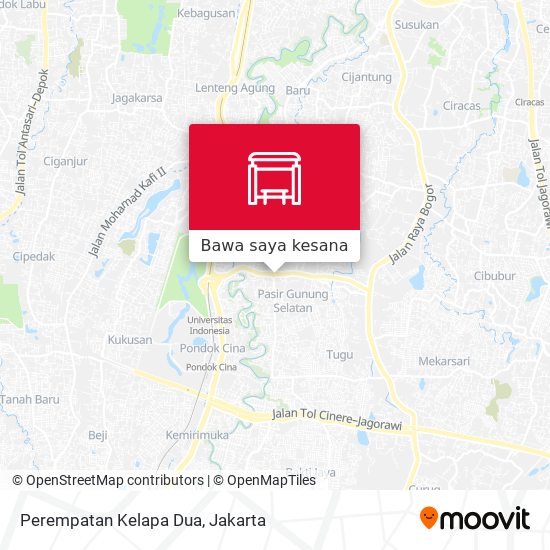 Peta Perempatan Kelapa Dua