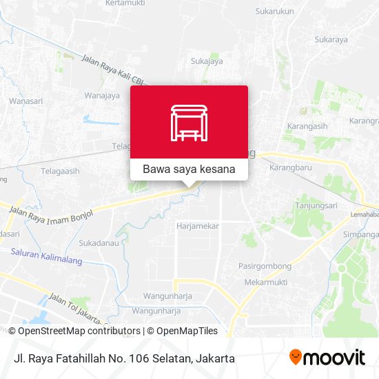Peta Jl. Raya Fatahillah No. 106 Selatan