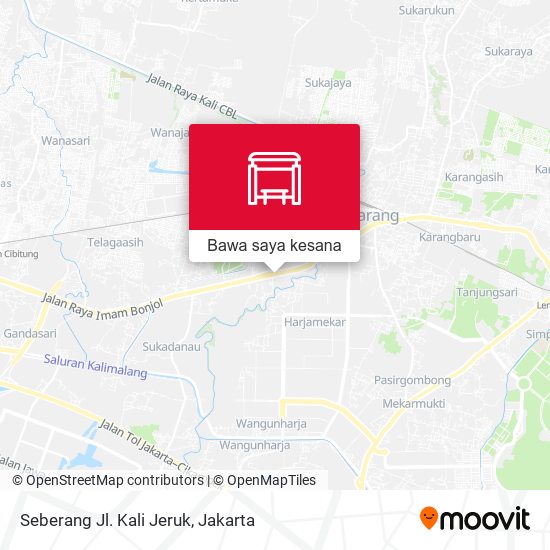 Peta Seberang Jl. Kali Jeruk