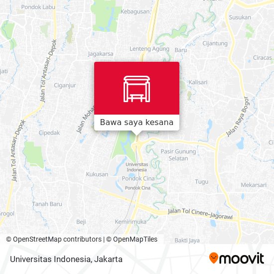 Peta Universitas Indonesia
