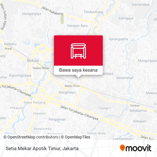 Peta Setia Mekar Apotik Timur