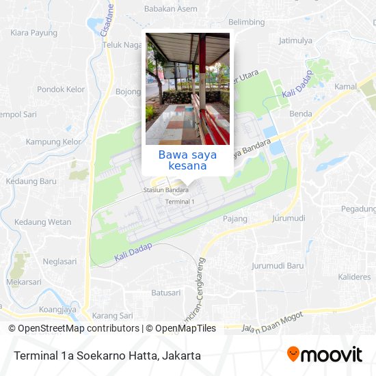 Peta Terminal 1a Soekarno Hatta