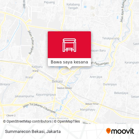 Peta Summarecon Bekasi