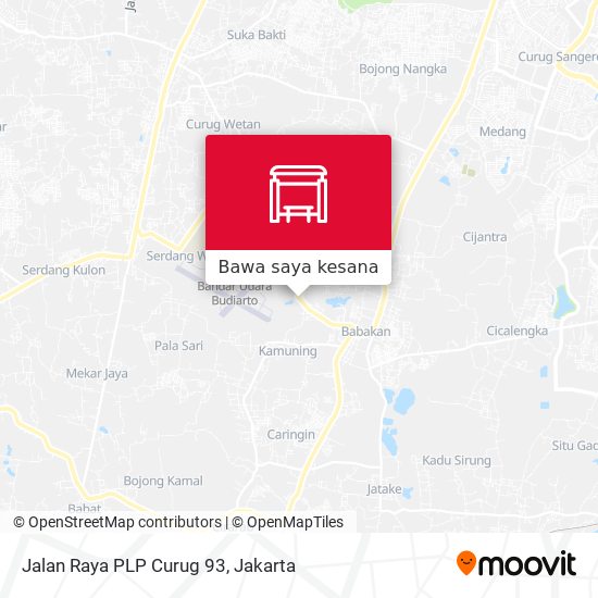 Peta Jalan Raya PLP Curug 93