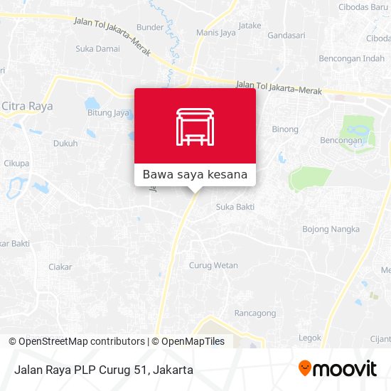 Peta Jalan Raya PLP Curug 51