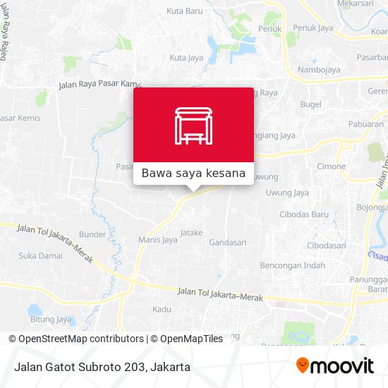 Peta Jalan Gatot Subroto 203