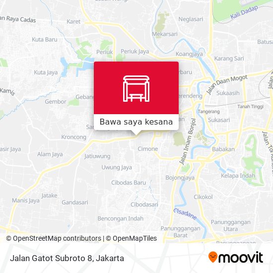 Peta Jalan Gatot Subroto 8