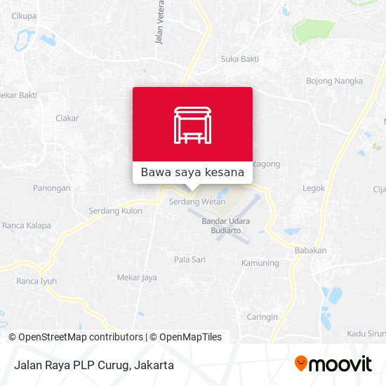 Peta Jalan Raya PLP Curug