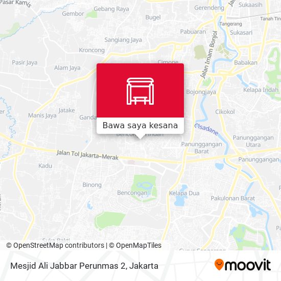 Peta Mesjid Ali Jabbar Perunmas 2