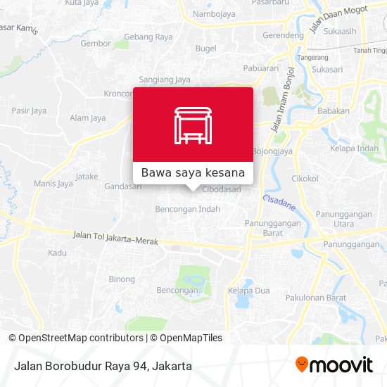 Peta Jalan Borobudur Raya 94