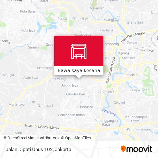 Peta Jalan Dipati Unus 102