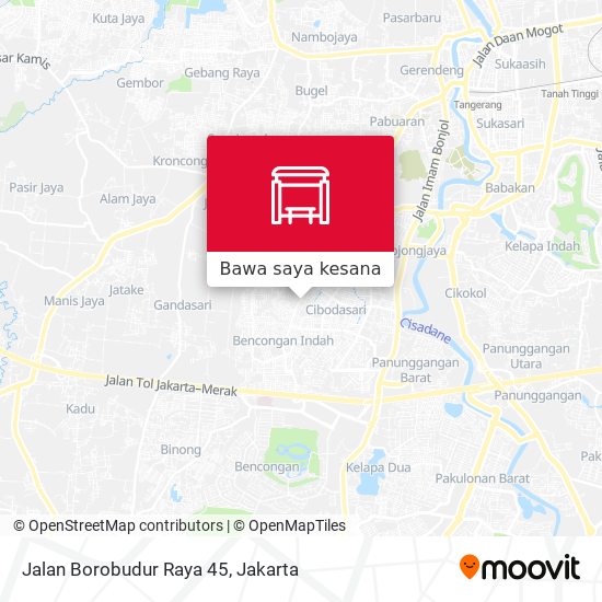 Peta Jalan Borobudur Raya 45