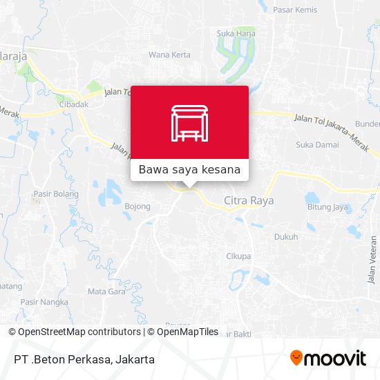 Peta PT .Beton Perkasa