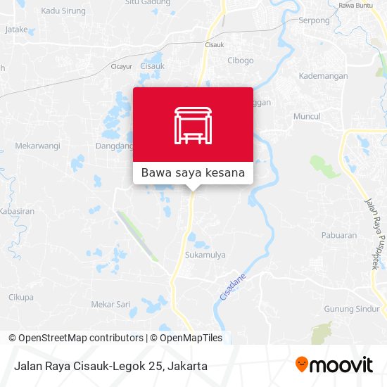 Peta Jalan Raya Cisauk-Legok 25