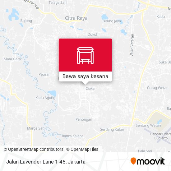 Peta Jalan Lavender Lane 1 45