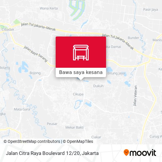 Peta Jalan Citra Raya Boulevard 12 / 20