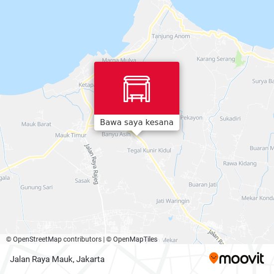 Peta Jalan Raya Mauk