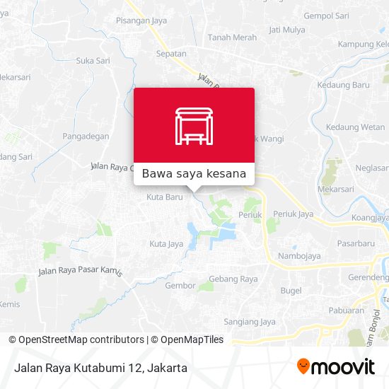 Peta Jalan Raya Kutabumi 12