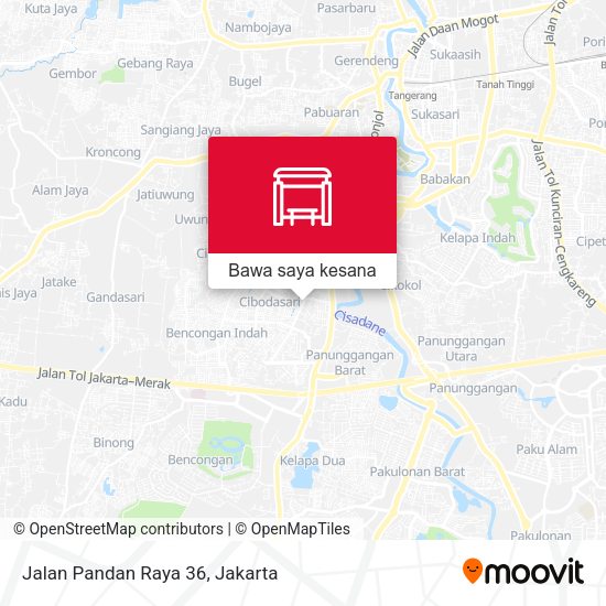 Peta Jalan Pandan Raya 36