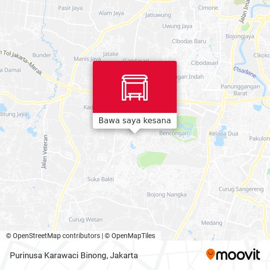Peta Purinusa Karawaci Binong