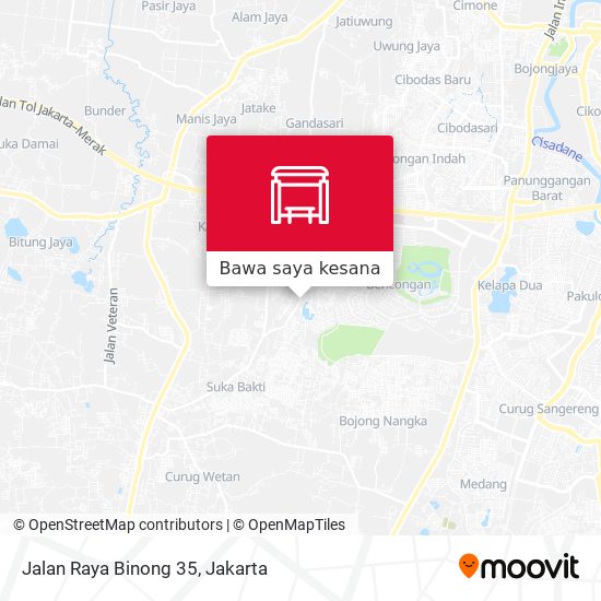 Peta Jalan Raya Binong 35