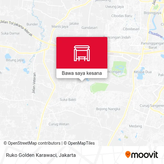 Peta Ruko Golden Karawaci