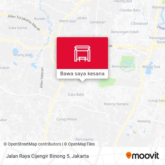 Peta Jalan Raya Cijengir Binong 5