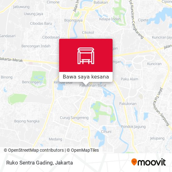 Peta Ruko Sentra Gading