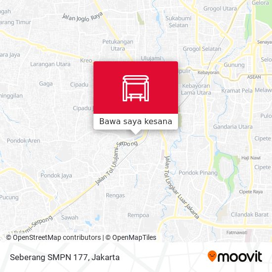 Peta Seberang SMPN 177