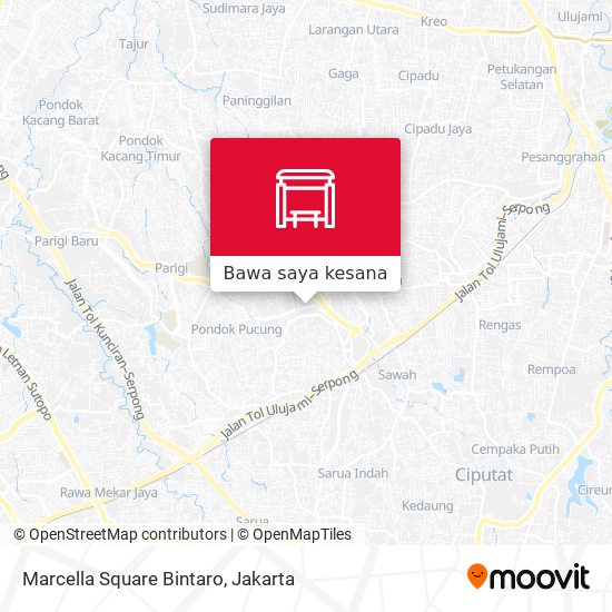 Peta Marcella Square Bintaro