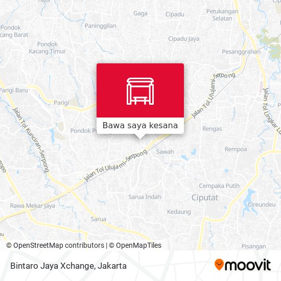 Peta Bintaro Jaya Xchange