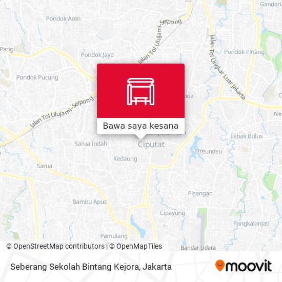 Peta Seberang Sekolah Bintang Kejora